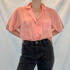American Apparel Chiffon Blouse